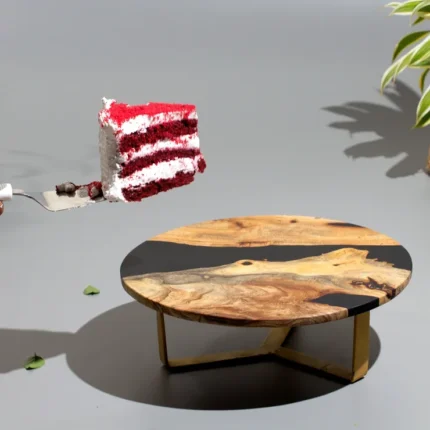 Wood Cake Platter